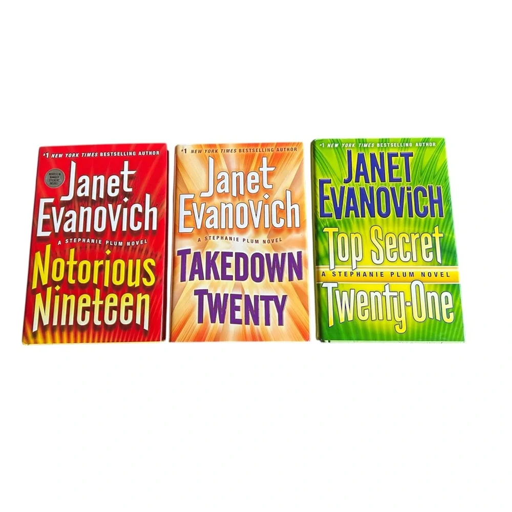 Janet Evanovich Stephanie Plum Hardback Books Nineteen Twenty & Twenty-One